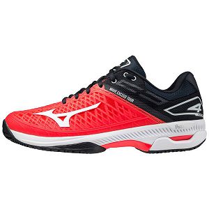Tenis Mizuno Wave Exceed Tour 4 Cc Mujer Rojos/Blancos/Negros | Mexico-784926